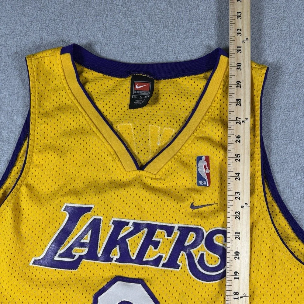 VTG 2000's Nike Kobe Bryant #8 Lakers NBA Gold Jersey Stitched Made In USA XL